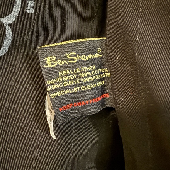 Ben Sherman “The original” Leather Jacket - Picture 12 of 12